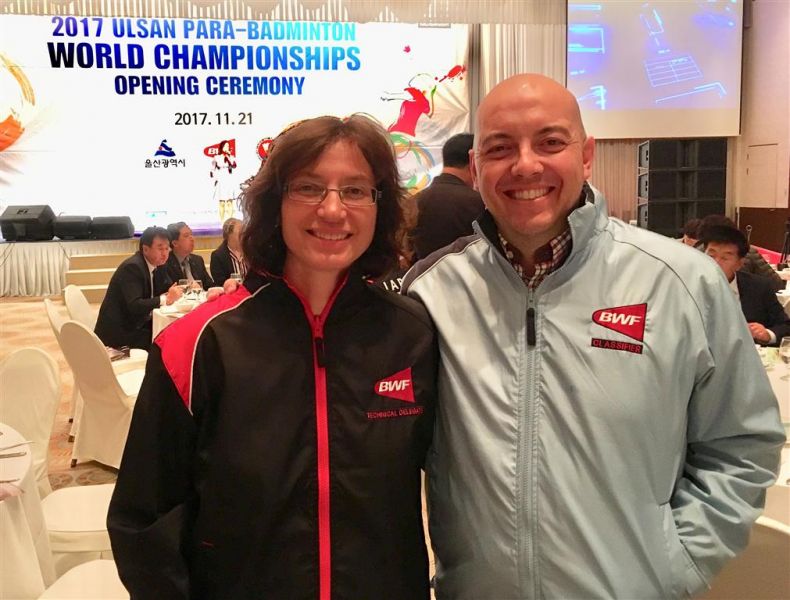 Carmen Martínez y José Mª López suben escalones en la Federación Mundial