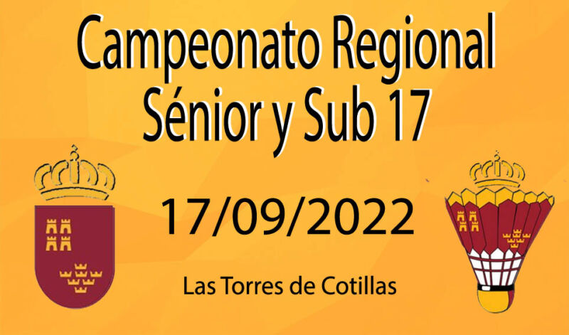 Campeonato Autonómico Sub-17 y Senior – 17/09
